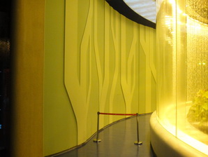 展会展馆造型设计-展厅弧形展墙
